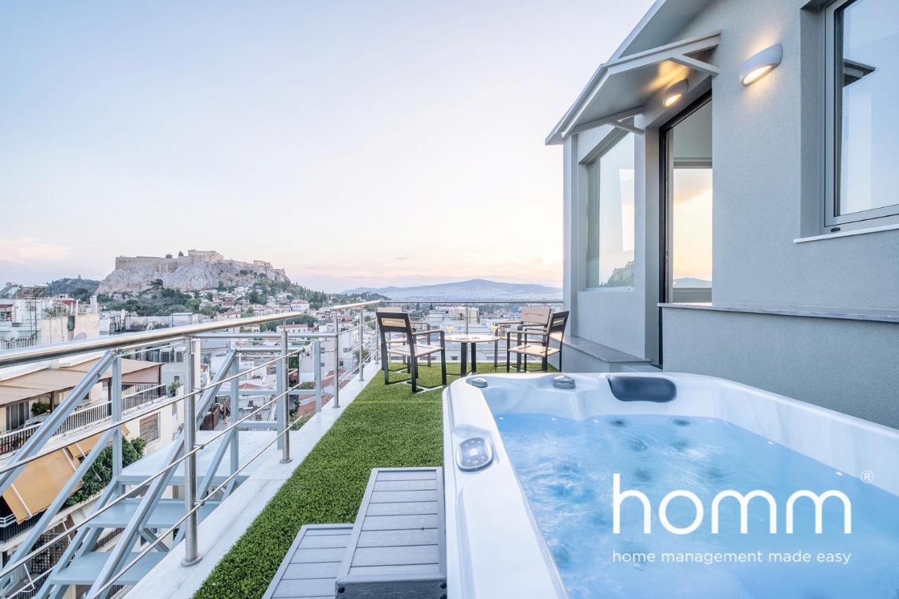 Ll Extraordinary Homm Suites Acropolis & Lycabettus Views With Jacuzzi Ateny Zewnętrze zdjęcie