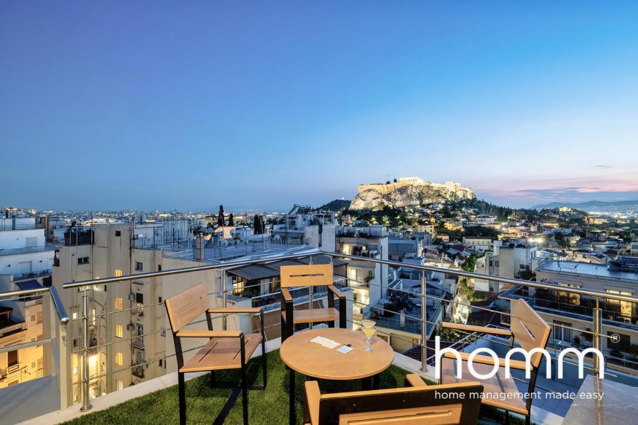 Ll Extraordinary Homm Suites Acropolis & Lycabettus Views With Jacuzzi Ateny Zewnętrze zdjęcie
