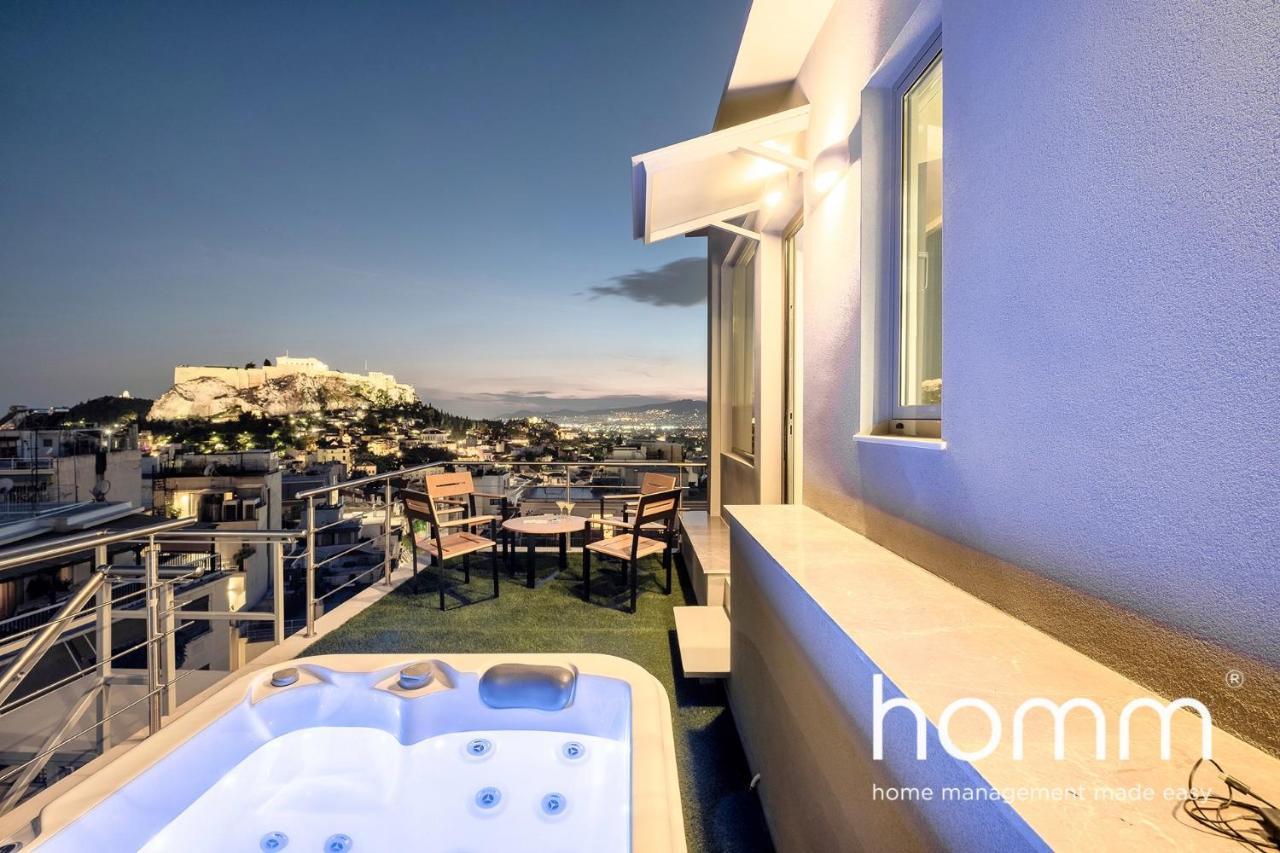 Ll Extraordinary Homm Suites Acropolis & Lycabettus Views With Jacuzzi Ateny Zewnętrze zdjęcie